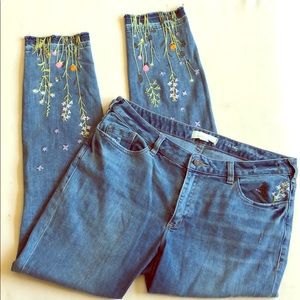 Sundance Embroidered Jeans